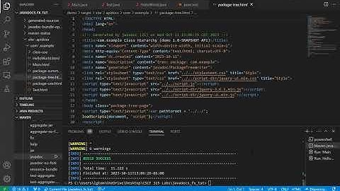 How To: Generate Javadocs for JavaFX project using VSCode and Maven