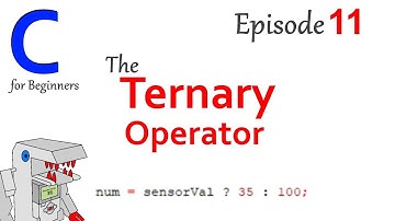 The Ternary Operator - Part 11 of C Programming for Beginners