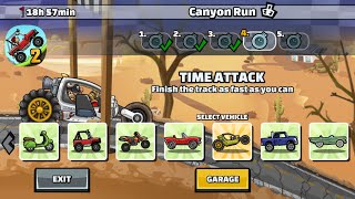Hill Climb Racing 2 - The CANYON RUN Team Event (Gameplay)
