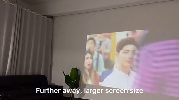 BYINTEK Mini Projector P10,Smart Wifi Pocket Pico Portable Beamer, LED DLP lAsEr Mobile Projector