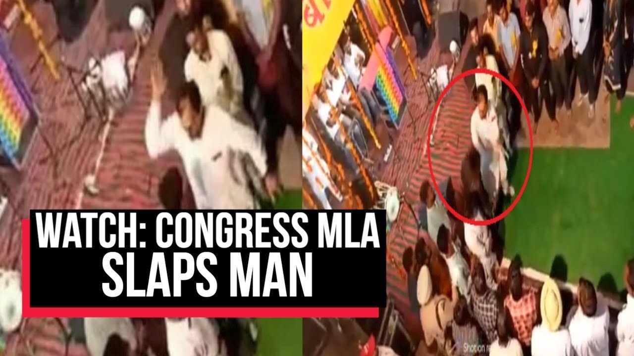Watch: Punjab Congress MLA Slaps Man Who Asks, "What Work Have You Done?" | Cobrapost