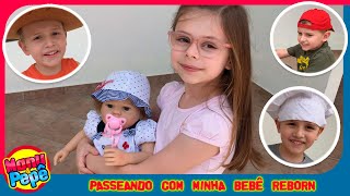 Passeando com minha Bebê Reborn Kiki