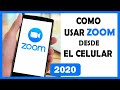 Como usar zoom desde el celular
