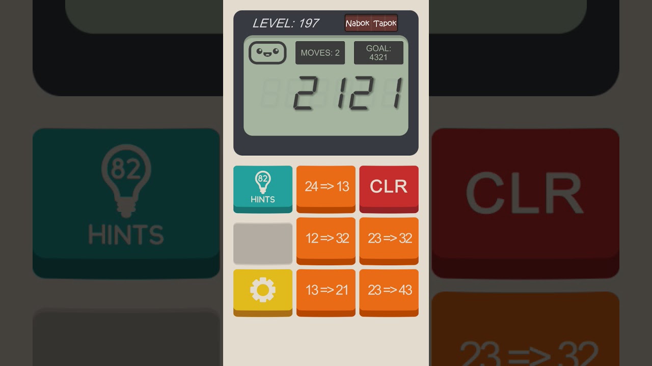 197 уровень - Калькулятор: Игра прохождение