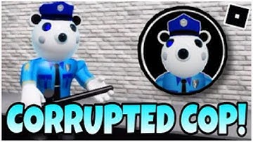 How To Get The Corrupted Cop Badge In Piggy RP Infection