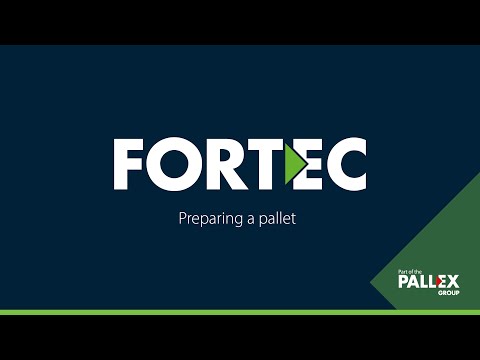Preparing a pallet to send through the Fortec Network