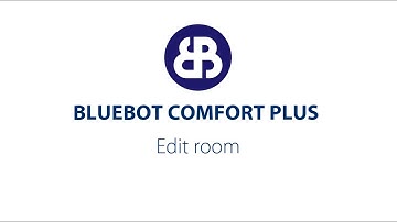 Bluebot app - room editing for the Bluebot COMFORT Plus