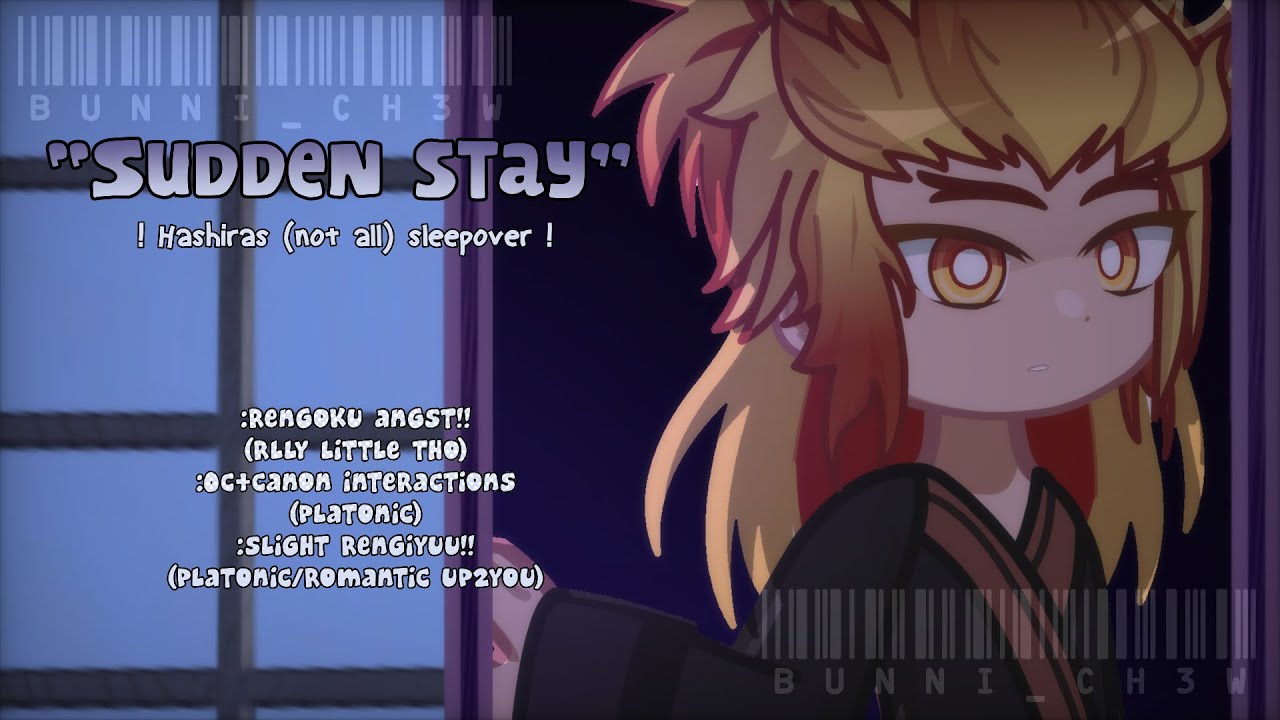Hashiras Sleepover(?) || KNY/DS || Part1 || RenGiyuu FLUFF || Fanon skit || RUSHED