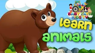 Guess The Jungle Animals - Learn For Kids Babies Toddlers And Preschools