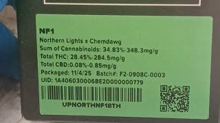 Up North NF1 Flower Review
