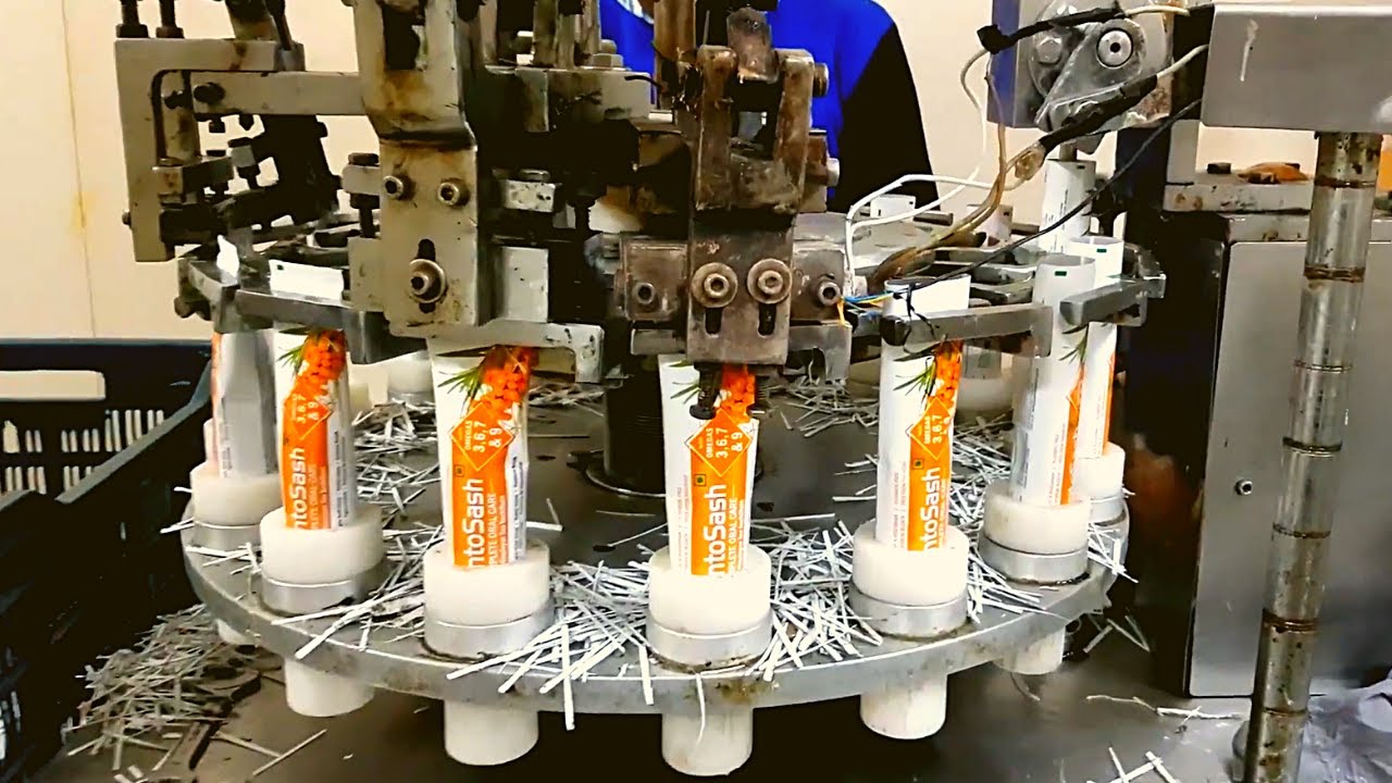 Amazing ToothPaste Packaging Line || Amazing ToothPaste processing || Amazing Processing