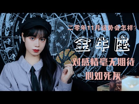 塔罗师佳芹：金牛座二零年11月运势，对感情毫无期待，心如死灰
