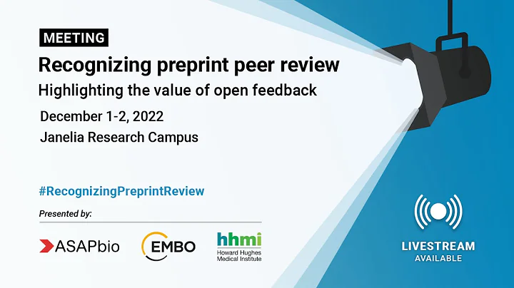 Recognizing Preprint Peer Review (Day 2, Part 5)