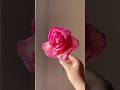DIY How To Make Rose 🍬✨|| Tutorial #diy #handmade #craft #art #shorts #fyp #pinkrose