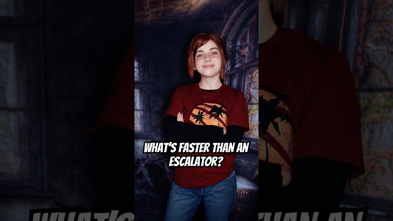 What's faster than an escalator? | Ellie Williams #cosplay | The Last of Us part 1 #elliewilliams