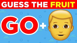 Guess The Fruit By Emoji Challenge 🍉🍌🫐