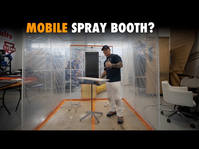 Easy Mobile Jobsite SPRAY BOOTH? 