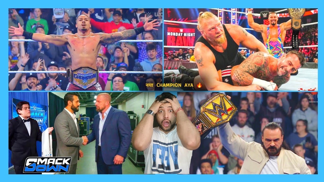 Holy Shii! 🔥 Brock Ka Toofan | McIntyre New Champion & Alberto’s Shocking Return – SmackDown