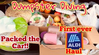 DUMPSTER DIVING/WE PACKED THE CAR INSIDE AND OUT/EPIC RETAIL STORE HAUL