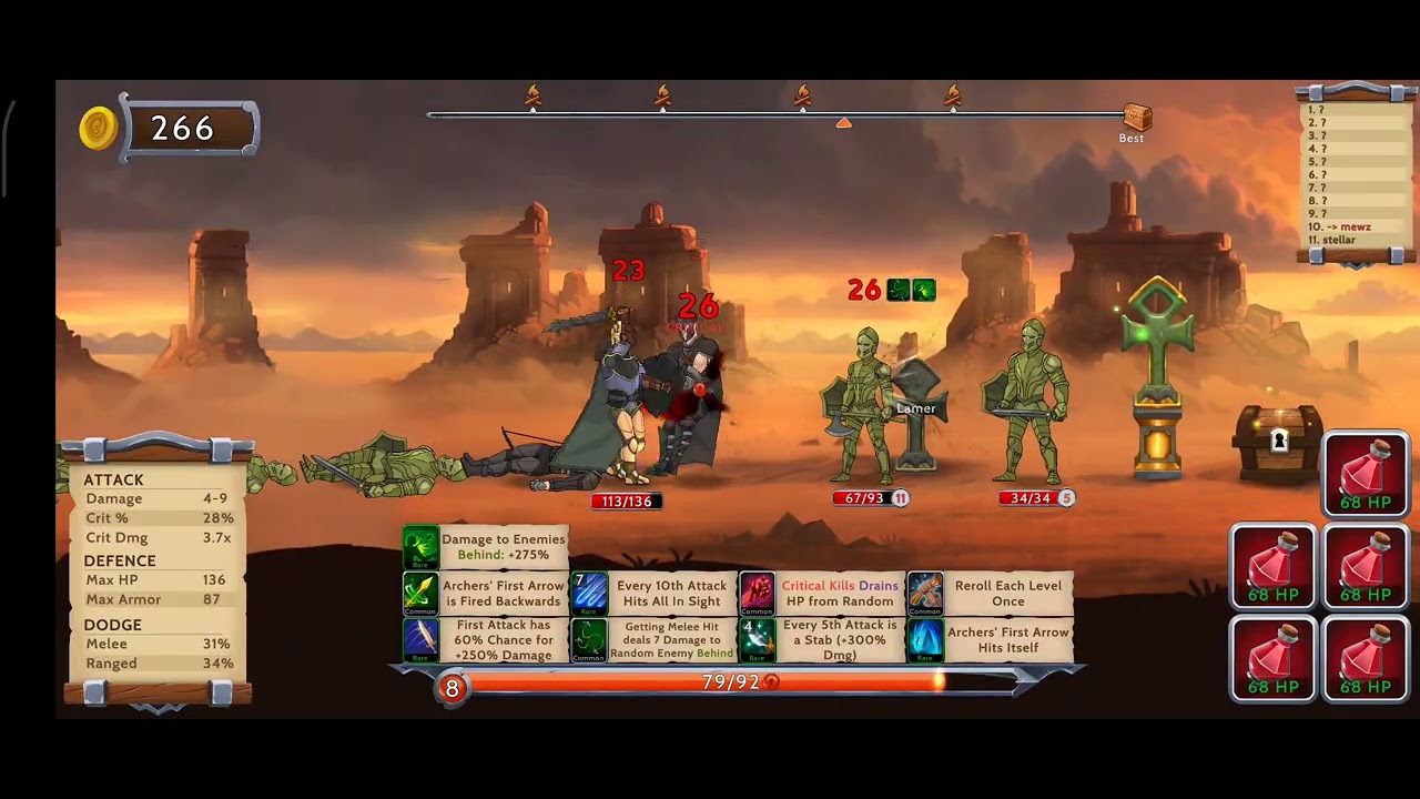 Obsidian Knight PVP gameplay