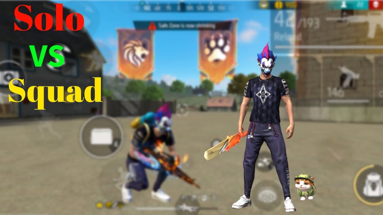 Free Fire Solo vs Squad Gameplay | Siam Pc Gaming