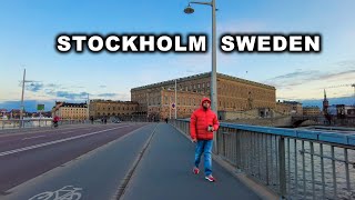 2021 Stockholm Nightlife Closing Early - Saturday Evening Walk in Stockholm, Sweden