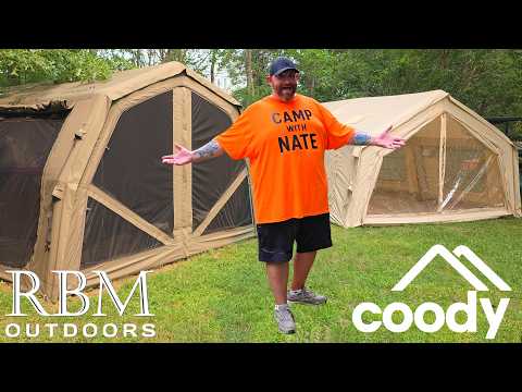 ULTIMATE INFLATABLE TENT COMPARISON! COODY 17.2 vs COODY 17.2 PRO Luxury Air Tents from RBM Outdoors