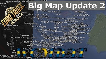 ETS2 1.32 - Big Map Pre Promods Update 2 - Adding EAA 5.0 and ROS RCs