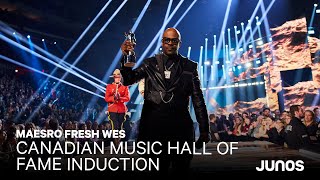 Maestro Fresh Wes is inducted into The Canadian Music Hall of Fame | The 2024 JUNO Awards