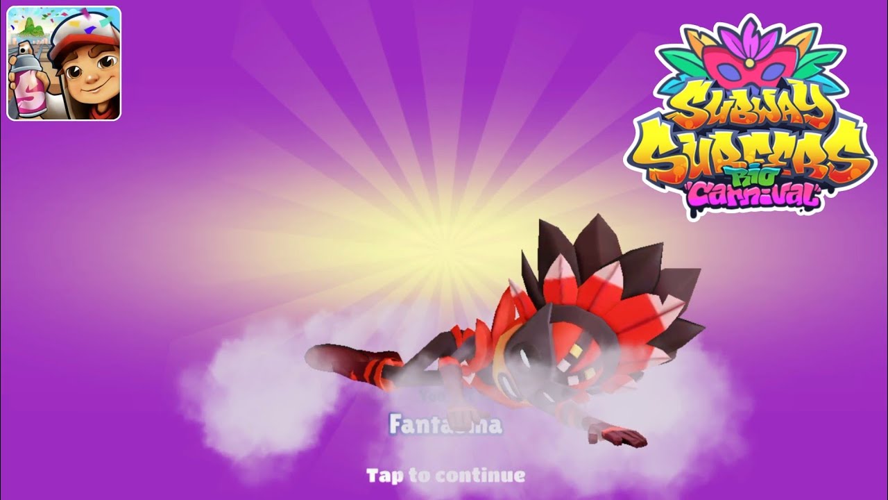 Subway Surfers Rio Carnival 2025 : Unlocking Fantasma's Carnaval Outfit in Trick or Treat Challenge