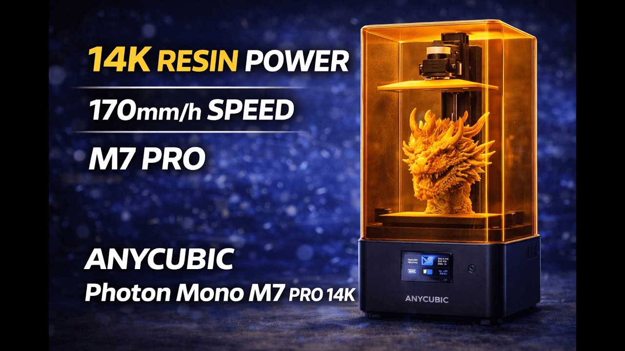 ANYCUBIC Photon Mono M7 PRO Review – 14K Resin Printing at 170mm/h