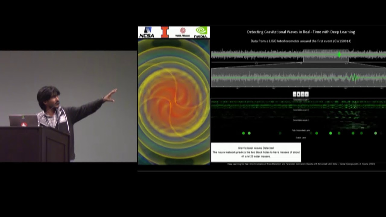 Deep Learning for Real-time Gravitational Wave Detection - YouTube