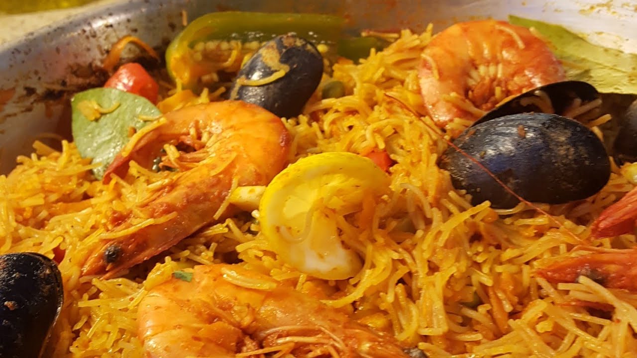 شعرية مفورة بالطريقة التونسية بغلال البحرابن من البيلا الاسبانية