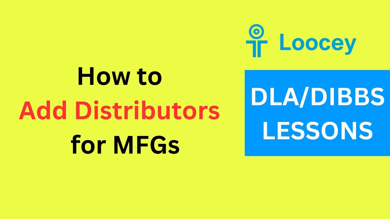 How to Add Distributors and Link Them to Manufacturers - YouTube