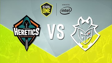 Heretics vs G2 - ESL One: Road to Rio - Dust2