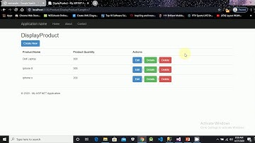 06a - Delete and Show Product Detail - Inventory System Project in ASP.NET MVC 5 in Urdu/Hindi
