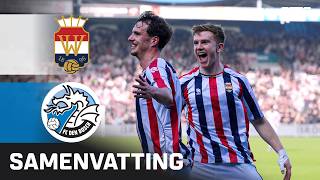 Kalvinas TWIGT KOPT RAAK, Kevinas Monzialo KRIJGT ANTRĄ GELTONĄ! 🟥 | Santrauka Willem II - FC Den Bosch