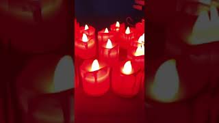 Lilin Lampu LED Bulat Smokeless Motif Leleh  Tinggi 4.5cm-Lilin Elektrik-Lilin Led-Candle Light