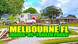 The Hoods Of Melbourne, Florida Vs Low Income Trailer Parks: Crime And Poverty