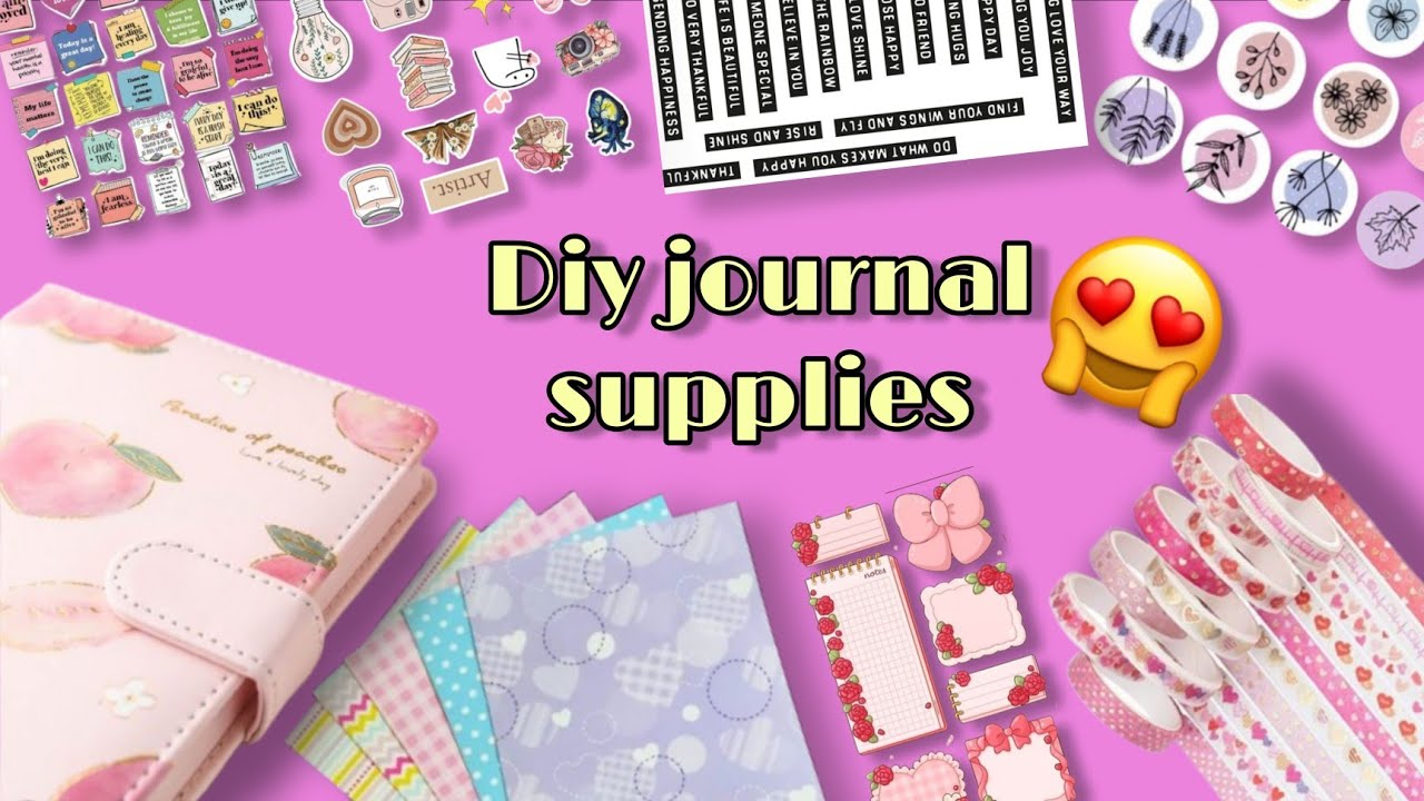 DIY 8 Journal Supplies ! Part - 1