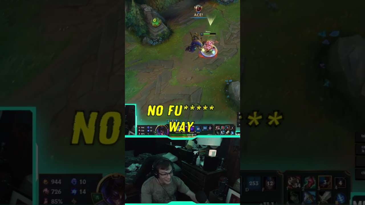 The Craziest 1v5 Zed Penta I've Ever Seen #shorts #leagueoflegends #riotgames #zed
