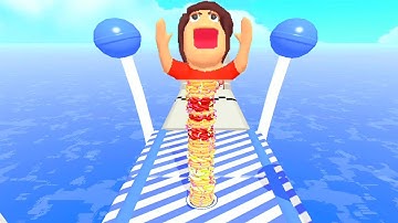 PANCAKE RUN WORLD RECORD IOS,Android Gameplay All Levels New Update #62