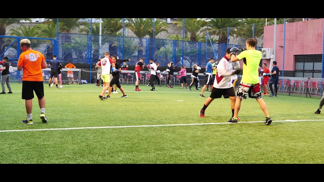 Tarde de Boxeo al aire libre en Team Formento Gym Puerto