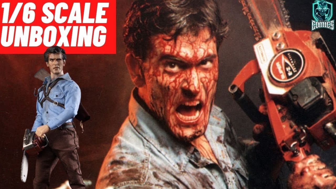 Unboxing a 1/6 scale ASH figure from the EVIL DEAD! 