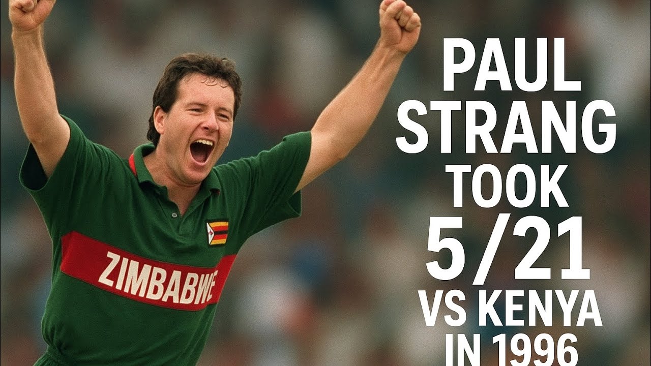 PAUL STRANG| 5/21 VS KENYA @ PATNA IN 1996.