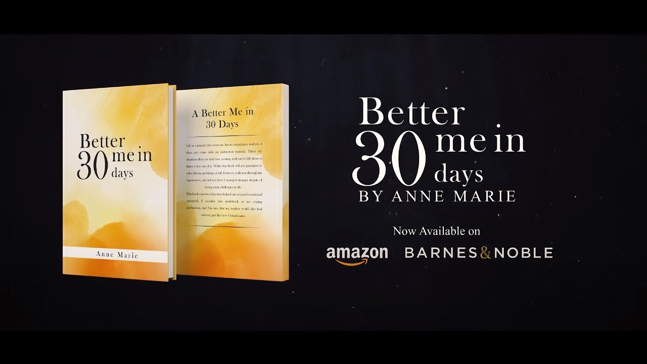 Better Me In 30 Days By Anne Marie | Book Trailer