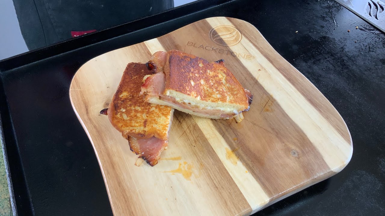 GRILLED HAM AND CHEESE SANDWICH ON THE BLACKSTONE GRIDDLE BLACKSTONE