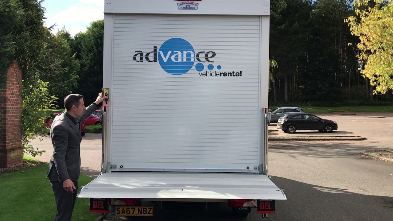 Van Hire Norwich Luton Tail Lift, Advance Vehicle Rental YouTube