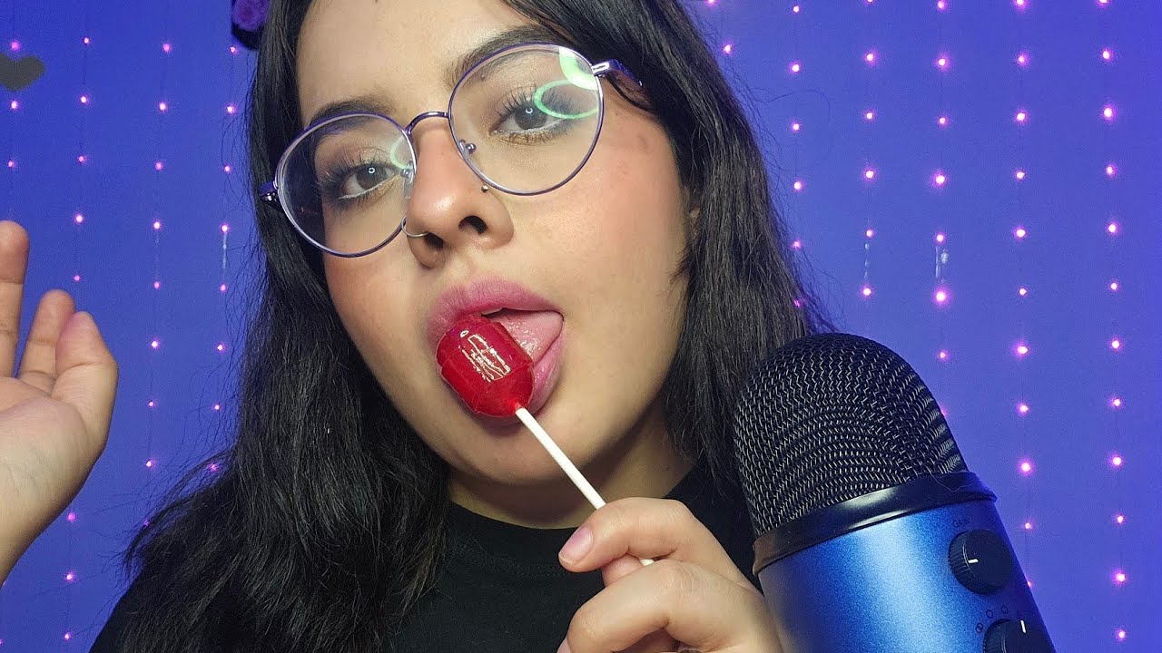 ASMR LOLLIPOP| COMIENDO PALETA HASTA HACERTE DORMIR 🍭