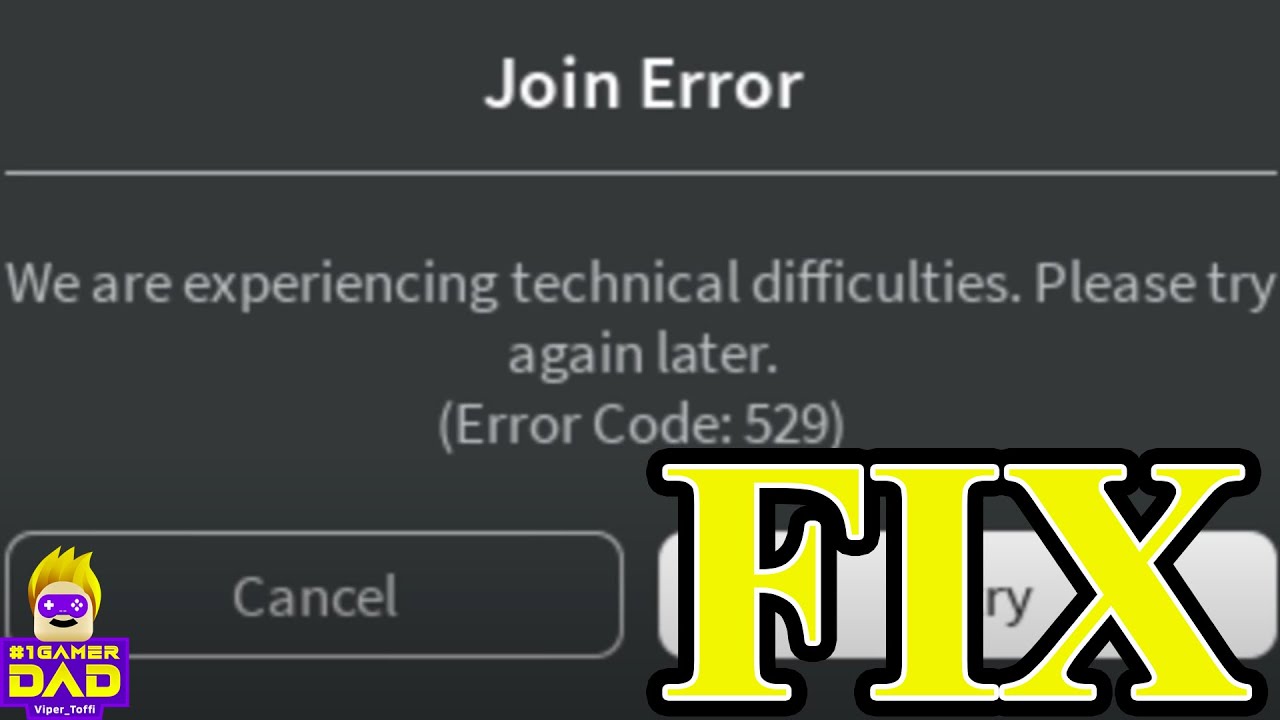 How to Fix Roblox Error Code 529 - Fix Error Code 529 Roblox 